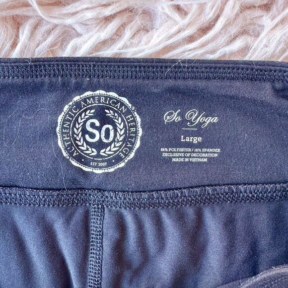 Black Yoga Pants - Picture 2 of 3